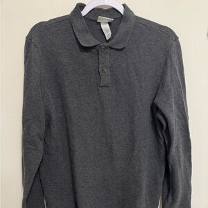 H&M Dark Gray Polo Shirt for Men